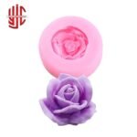 Silicon 3D Rose Candle Mold