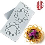 Silicon Pad 3D Hollow Flower Shape 4 Cavity