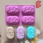 Silicon Oval Cherry Olive Soap Mold 6 Cavity