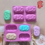 Silicon Oval Cherry Olive Soap Mold 6 Cavity - Image 2