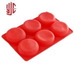 Silicon Round Soap Mold 6 Cavity