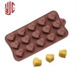 Silicon Heart Swirl Mold 15 Cavity
