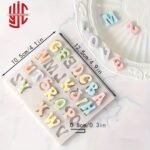 Silicon Groovy Capital Alphabets Mold - Image 3