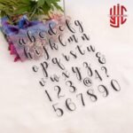Scrapbooking Alphabets & Numbers Stamps Mold