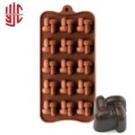 Silicon Square Knot 15 Cavity Mold