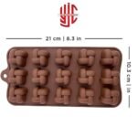 Silicon Square Knot 15 Cavity Mold - Image 3