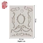 Baroque Scroll Fondant Mold 8 Cavity - Image 3