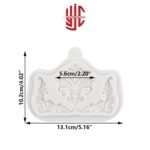 Baroque Vintage Relief Mold 3 Cavity - Image 3
