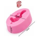 Silicon Lying Down Sleeping Baby Small Mold - Image 3