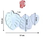 Silicon Tropical Leaves Mold 3 Cavities - Image 3