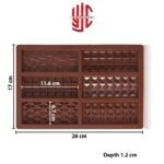 Silicon Bubble Conical Kitkat 6 in 1 Chocolate Bar Mold - Image 3