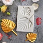 Silicon Palm Leaves Mold 2 Cavities