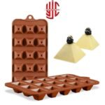 Silicon Pyramid Shape Candy Mold 15 Cavity