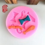 Silicon Mustache Bow & Tie Small Mold 6 Cavity