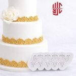 Silicon Baroque Elegant Border Mold