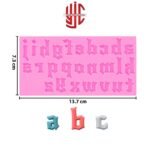 Silicon Alphabets Vintage Small Letter Mold - Image 2