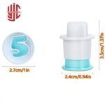 Plastic Number Plungers 9 Pieces Set Fondant Cutter - Image 3