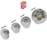 Plastic Plum Blossom Flower Shape Plungers 4 Pieces Set - Image 3