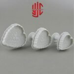 Heart Shape Plunger With Inner Art Three Pieces Set - Image 2