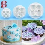 Hydrangea Flower Shape Plunger Three Pieces Set
