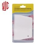 Vocen Cake Assorted Scrapers 3 Pieces Set