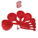 Measuring Spoon & Cup 8 Pieces Set Red Color - Image 2