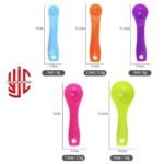 Curvy Stackable Measuring Spoon 5 Pieces Set Multi Color - Image 3