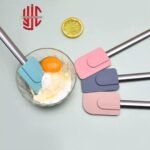 Silicon Cut Spatula With Stainless Steel Handle