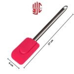Silicon Cut Spatula With Stainless Steel Handle - Image 3