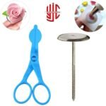 Plastic Cake Scissor and Steel Nail Set