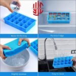 Silicon Ice Cube Tray Square Shape 15 Ice Cubes - Image 4