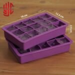 Silicon Ice Cube Tray Square Shape 15 Ice Cubes - Image 3