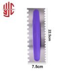 Cake Comb Double Sided Stainless Steel With Grip - Image 2