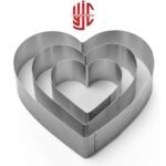 Stainless Steel Heart Cutter 3 Pcs Set
