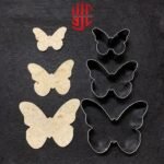 Stainless Steel Butterfly Cutter 3 Pcs Set - Image 2