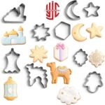 Stainless Steel Eid Cookie Cutter 9 Pcs Set