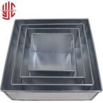 Silver Square Cake Pans Different Sizes