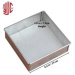 Silver Square Cake Pans Different Sizes - Image 5