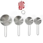 Imported Stainless Steel Spoon Cup Set 4 Pieces - Image 3