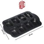 Rectangle Brownie Tray 8 Cavities Non Stick - Image 3