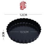 Round Carbon Steel Mini Tart Pans Non Stick - Image 3