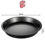 Round Pizza Pan Carbon Steel Non Stick 25cm - Image 2