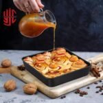 Square Pizza Pan Carbon Steel Non Stick 23cm