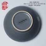 Imported Porcelain Bowl Grey Wavy 12cm - Image 3