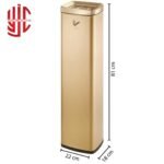 Imported Stainless Steel Smoke Dustbin - Image 4