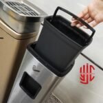 Imported Stainless Steel Smoke Dustbin - Image 2