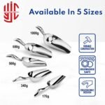 Imported Stainless Steel Scooper 170 to 1000 grams - Image 2