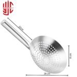 Imported Stainless Steel Strainer Big Holes - Image 3