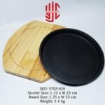 Imported Sizzler Dish Round Cast Iron