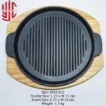 Imported Sizzler Dish Round Cast Iron